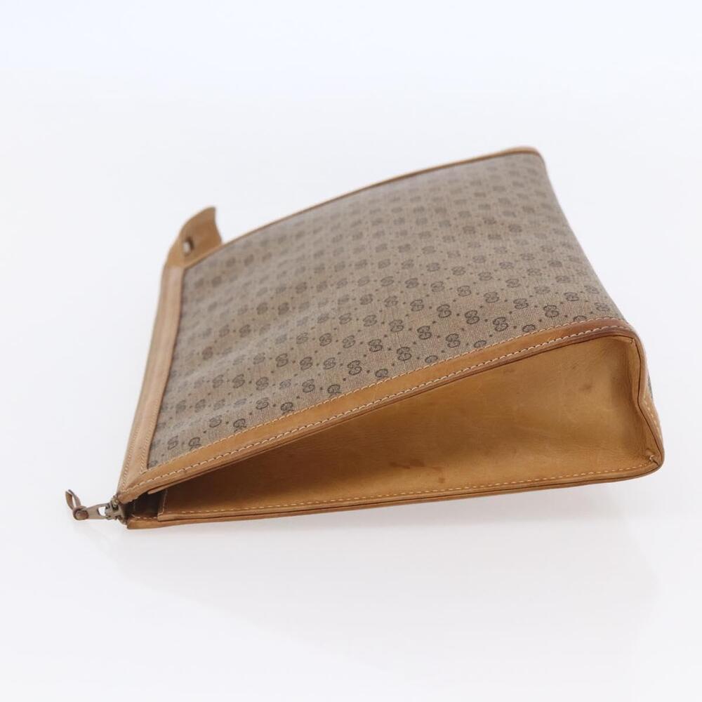 GUCCI Micro GG Supreme Clutch Bag PVC Beige 17 039 1995 Auth 146941 - Picture 3 of 16